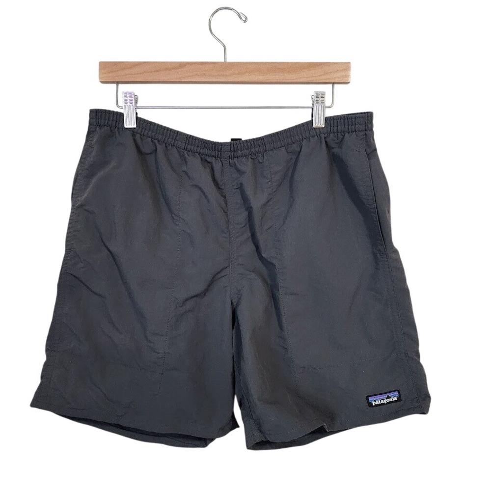 PATAGONIA NetPlus Baggies Shorts Charcoal Grey Nylon Gorpcore Outdoor M